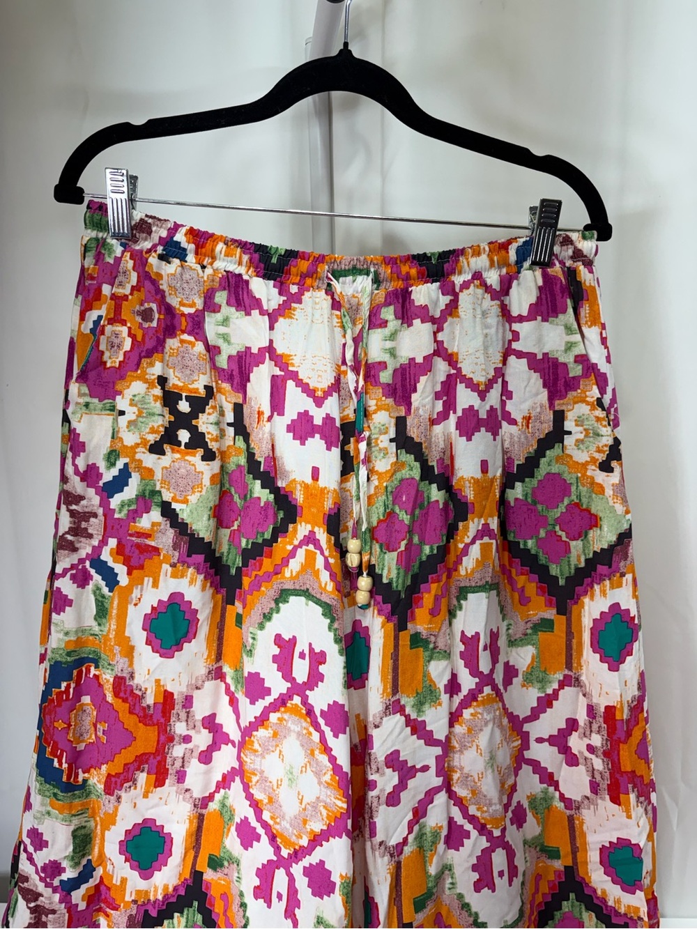 Christian Siriano Multicolor Geometric Wide-Leg Pants 3914 - Picture 2 of 11